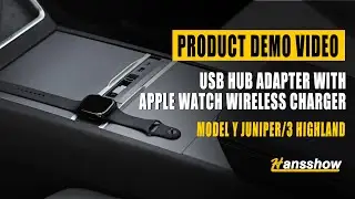 Новый USB-концентратор Juniper/3 Highland Model Y с беспроводной зарядкой для Apple Watch