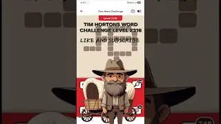 Tim Hortons Word Challenge Level 2316 #timhortons #free #contest #coffee #tea #donut