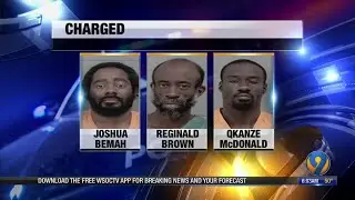 3 men jailed accused of robbing, stabbing man in uptown Charlotte
