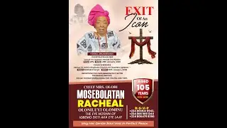 BURIAL CEREMONY &  THANKSGIVING SERVICE OF OUR BELOVED MOTHER ,GRANDMOTHER & GREAT GRANDMOTHER