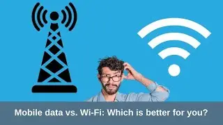 Mobile data vs  Wi Fi Which is better for you #mobildata #wifi #internet