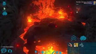 Ark Mobile - Rushando a Cave Lava PELADO!