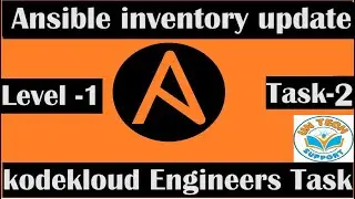 Ansible Inventory Update | Ansilbe | Kodekloud Engineers Task | Devops | linux | inventory