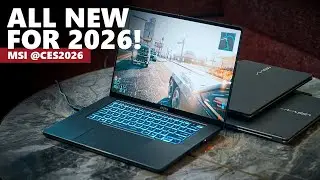 The fastest laptop 2026, the best thin & light, and new everyday notebooks! - MSI @CES2026