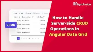 How to Handle Server Side CRUD Operations in Angular Data Grid