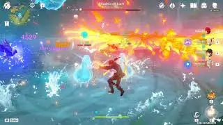 No Damage Taken From World Level 8 Oceanid | Genshin Impact