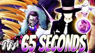 CP9 Lucci Skill 1 Spam vs Rank 22 Crocodile Boss Battle (65 Seconds) w/Cat & Leo