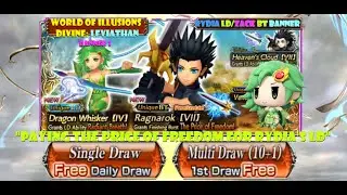 DFFOO[GL] World of Illusions Divine: Leviathan banner 1 Rydia LD/Zack BT ticket & gem pulls