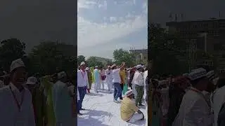 pension protest in Delhi
