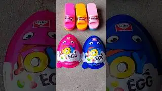 colourful joy egg & rainbow slippers gemes 🌈🎉#shorts#joyegg#gemes#candy