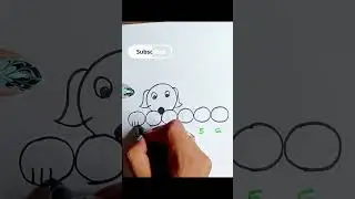 6 circle =dog 🐶 #shorts