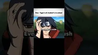 Pov: Type's of students in school ☠️#phonk song