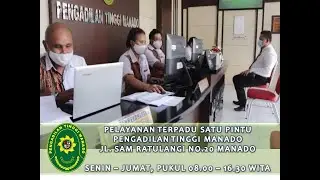 Pelayanan Terpadu Satu Pintu Pengadilan Tinggi Manado