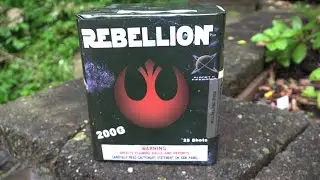 4X REBELLION  - 25 SHOT 200G CAKE - PLANET X FIREWORKS - AMAZING CAKE