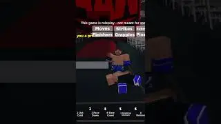 SUPER SPEAR BY ROMAN REIGNS #roblox #wwe
