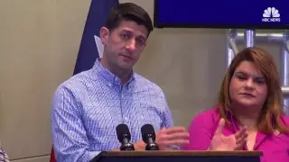 House Speaker Paul Ryan Visits Puerto Rico After Hurricane Maria