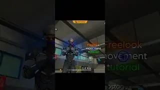 Freelook movement tutorial 🇮🇳🇧🇷 #freefire #shorts