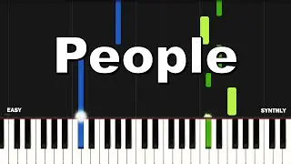 Libianca - People | EASY PIANO TUTORIAL by Synthly