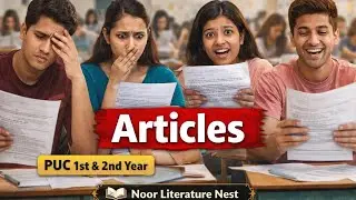 Articles In English Grammar| Use of A/An/The| class 10/11/12| puc 1/ puc 2nd year| full explanation 