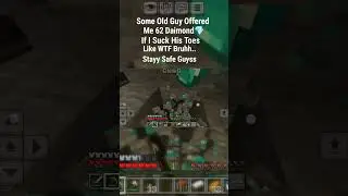 Minecraft But Old Guy Offered Me Diamonds💎.. #minecraft #minecraftshorts