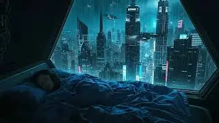 Music for Deep Sleep 🌃 Calm Night City Ambience, Stress Relief