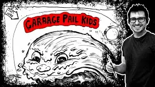 GARBAGE PAIL KIDS | Ink Painting my own card!