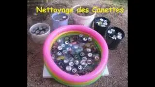 Chauffage Solaire Air avec des Canettes de Soda en Aluminium Energie Solaire