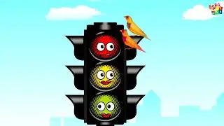 Red Light Green Light | Traffic Lights Song | Vehicles Song | Red Light what do you say Song