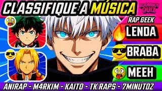 CLASSIFIQUE O RAP GEEK: 😎 ou 🤢? Voc&ecirc; Decide!