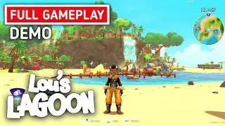 🌴📦LOU'S LAGOON Full Gameplay Demo | Life Sim Crafting Adventure Exploration Delivery Games