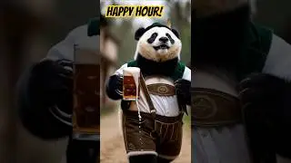 HappyHour-2 #drunk #bear #panda #happyhour #funny #funnyvideo #funnyshorts #aivideo #kivideo #reels