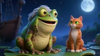 Captain Whiskers The Cat and the Moonlight Map | Bedtime story for kids