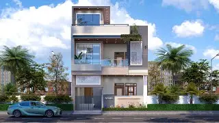 Project #9847  Duplex House 20x50 | #careerhacks | #3dsmax and Vray Files for Download