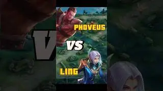 Phoveus VS Ling Funny chasing | Dont run | #mlbbfunnymoment #phoveus #ling #mlbbshorts #shorts #mlbb