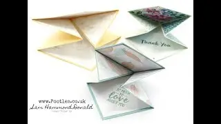 Easy Fold Diamond Triangular Card Tutorial