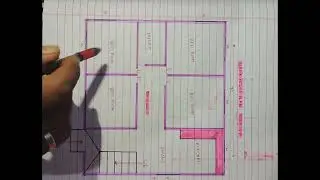 4BHK House Plan 🏠 ll 4bed Room ka Gharka Naksha ll