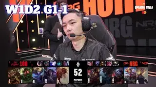 100 vs NRG - Game 1 | Week 1 Day 2 S14 LCS Summer 2024 | 100 Thieves vs NRG G1 W1D2 Full Game