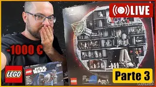 Construyendo La Estrella de la Muerte de 1000&euro; de LEGO en DIRECTO | LEGO Death Star UCS (Parte 3)