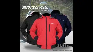 Jaket Motor Harian Pria Wanita Unisex ELGANO Britania Series - Parasut Premium 100% Windproof Adem