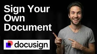 How To Sign Your Own Document In DocuSign (2026 Easy Guide)