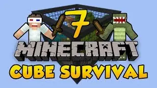 Minecraft - Cube Survival #7 - Building the Portal w/Foogle