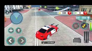 US Police Car Robot Transforming Game.