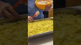 Making Funeral Potatoes 