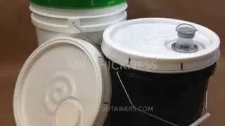 what is the mil thickness of your plastic pails