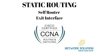 Static Routing (Self Router Exit Interface)