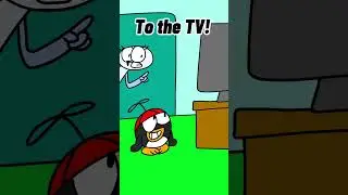 Stay away from the TV!  (Animation Meme) #shorts