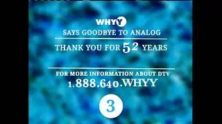 WHYY PBS Analog Transition Message (High Quality Recreation)
