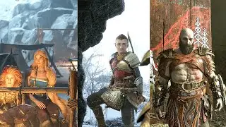All Characters Reacts to Odin's Death + The Destruction Of Asgard - God of War Ragnarok