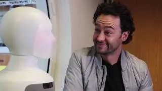 Interviewing a social robot called Furhat on The Millennial Way Show