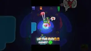 Ollie With Poco Gadget Combo 🌀❤️&zwj;🩹 #bs #brawlstars #shorts